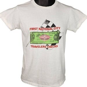 Al Lager Engines Porsche Racing T Shirt Vintage 80s First National City Traveler